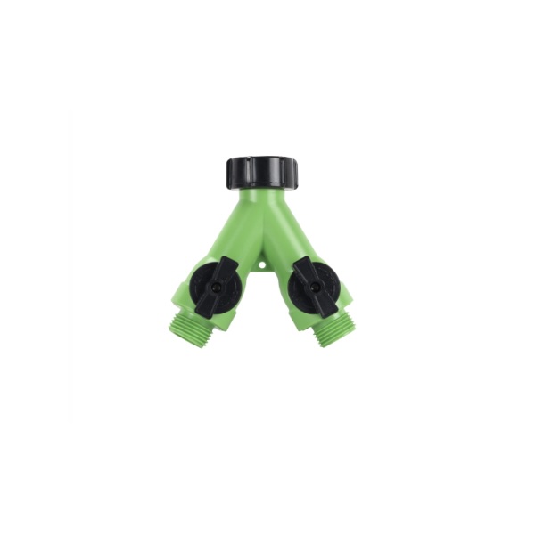 Premium Two-Way Full-Flow Poly Hose Y Connector