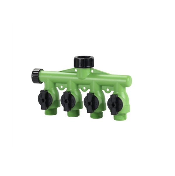 Premium Four-Way Poly Hose Manifold
