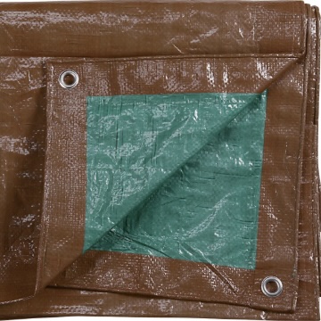 Weathermaster Brown/Green Poly Tarp