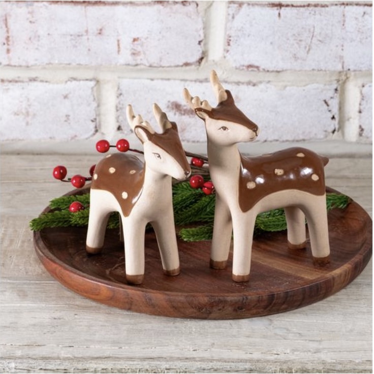 Beige and Brown Small Deer