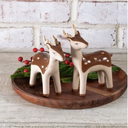 Beige and Brown Small Deer