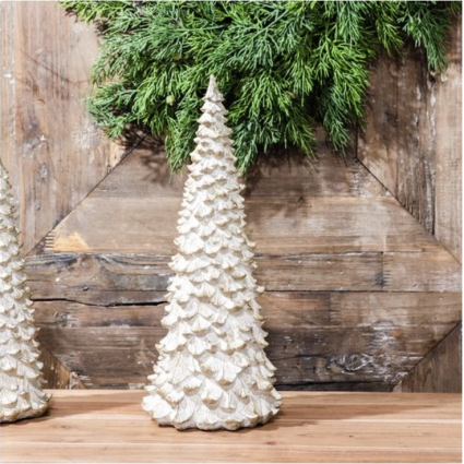 Snowy Gold Tree 15"