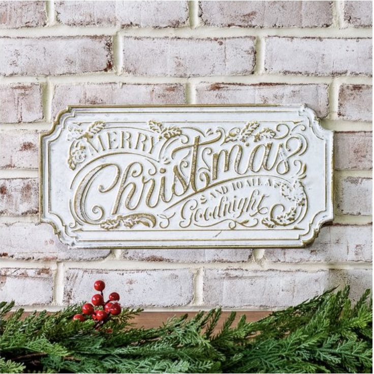 Merry Christmas To All Sign 17"