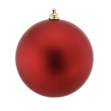 Matte Red Ball Ornament 140MM