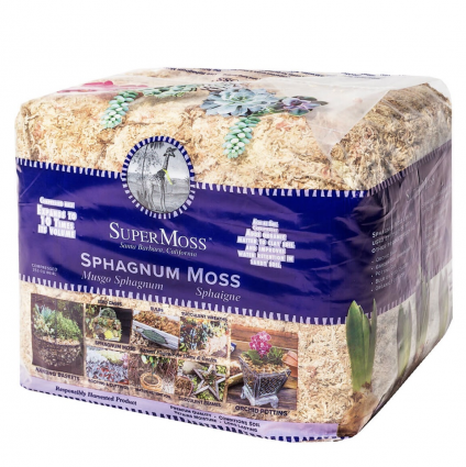 Sphagnum Moss Natural White 1 lb Bale