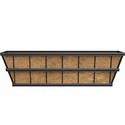 Black Steel Modern Farmhouse Planter 30"