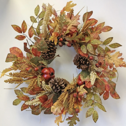 Pomegranate Wreath 24"