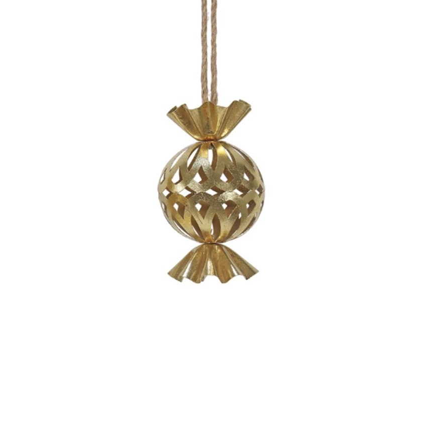 Gold Candy Bell Ornament 5" x 8"