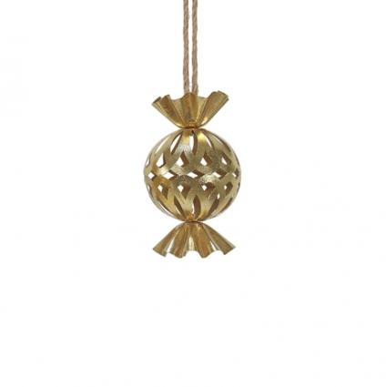 Gold Candy Bell Ornament 5" x 8"