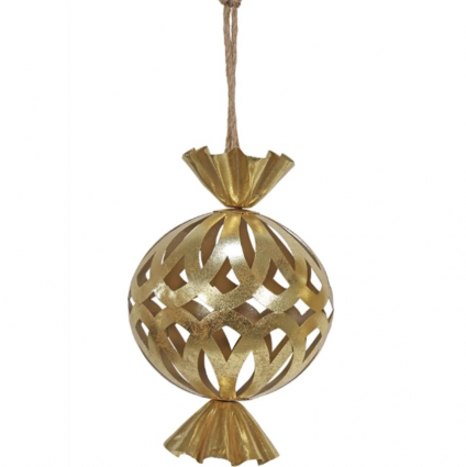 Gold Candy Bell Ornament 9"X 14" 