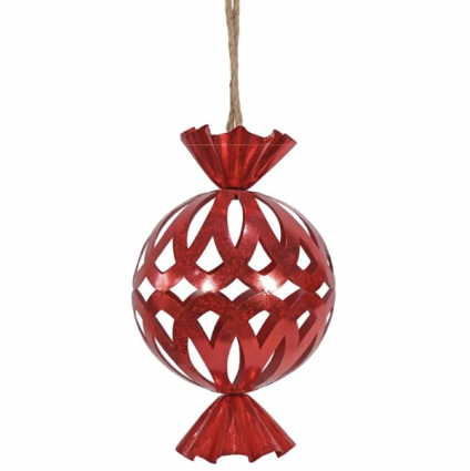 Red Candy Bell Ornament 9"X 14" 