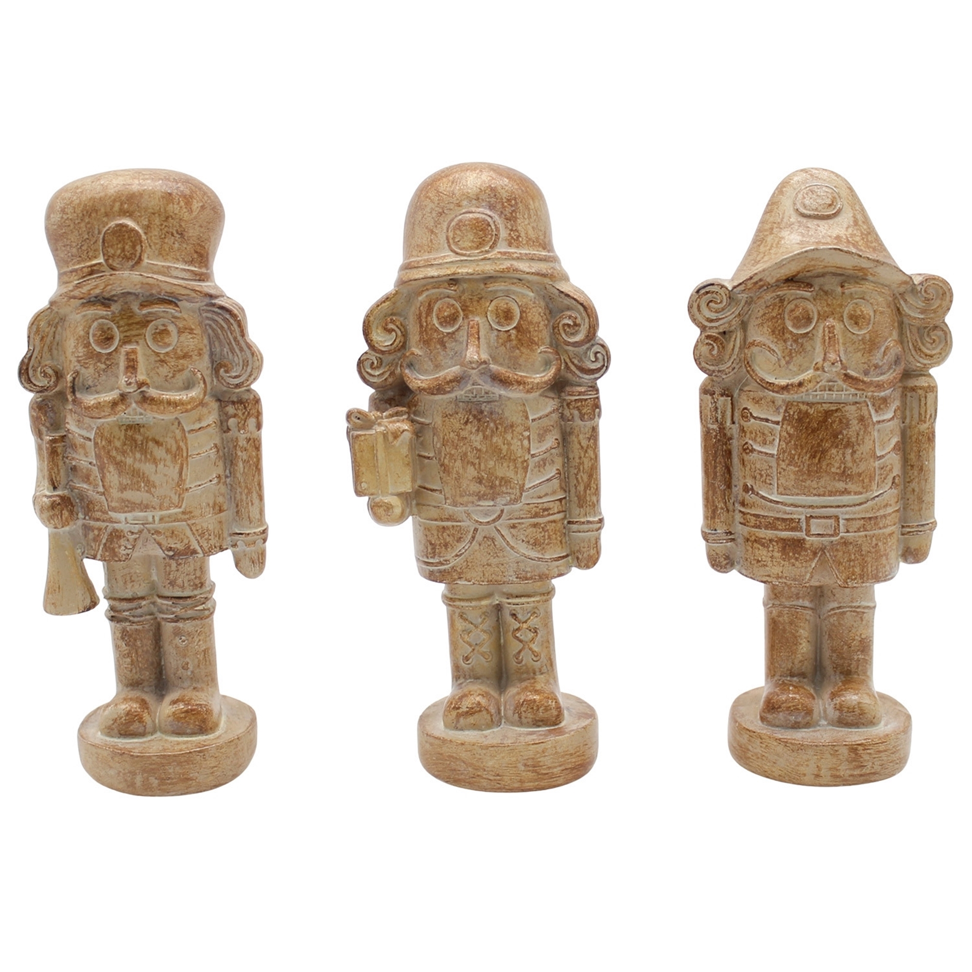 Tan Nutcracker Figurines 6.25" (Sold Separately)