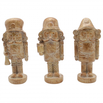Tan Nutcracker Figurines 6.25" (Sold Separately)