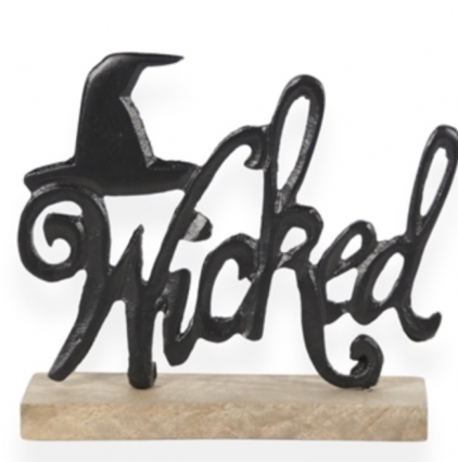 Wicked Cutout Block 6.75"H