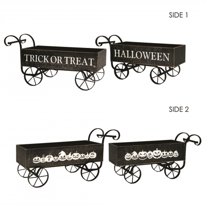 Small Black Halloween Wagon Carts (Sold Separately)