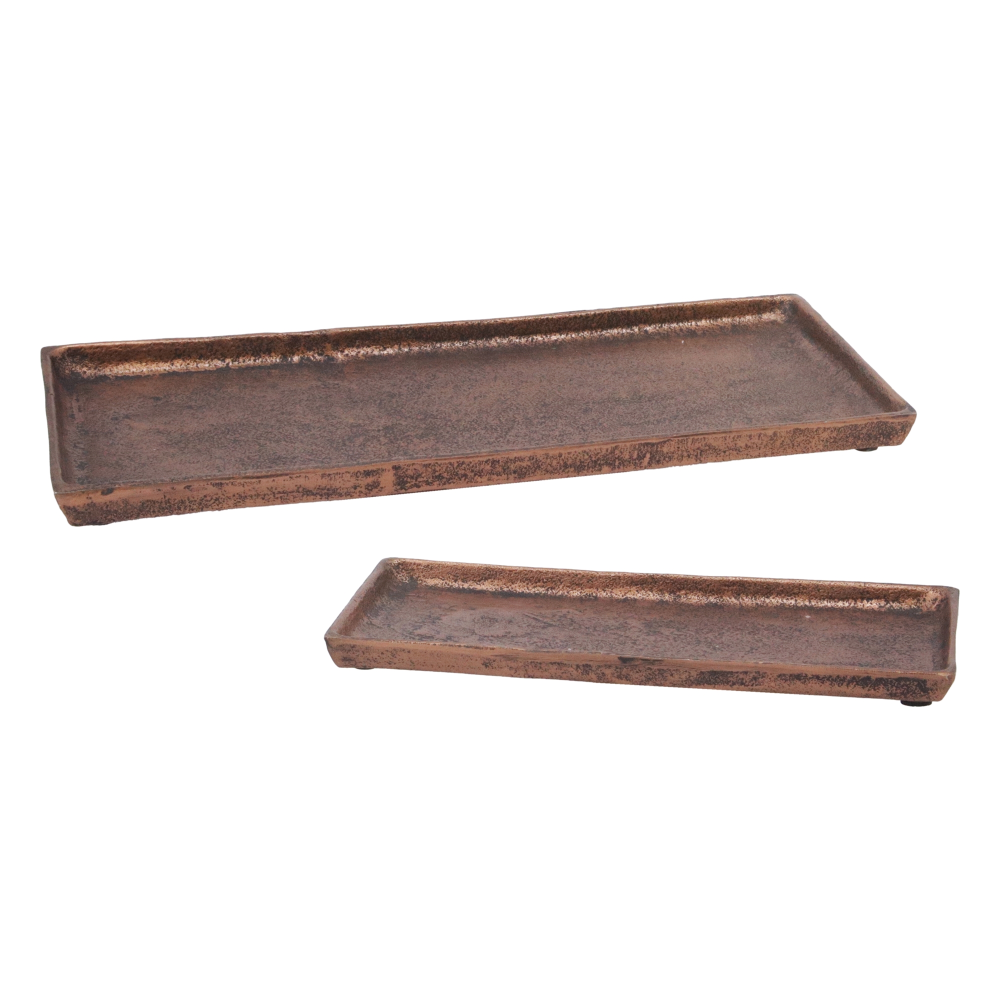 Small Bronze Rectangular Tray 11" X 5" 