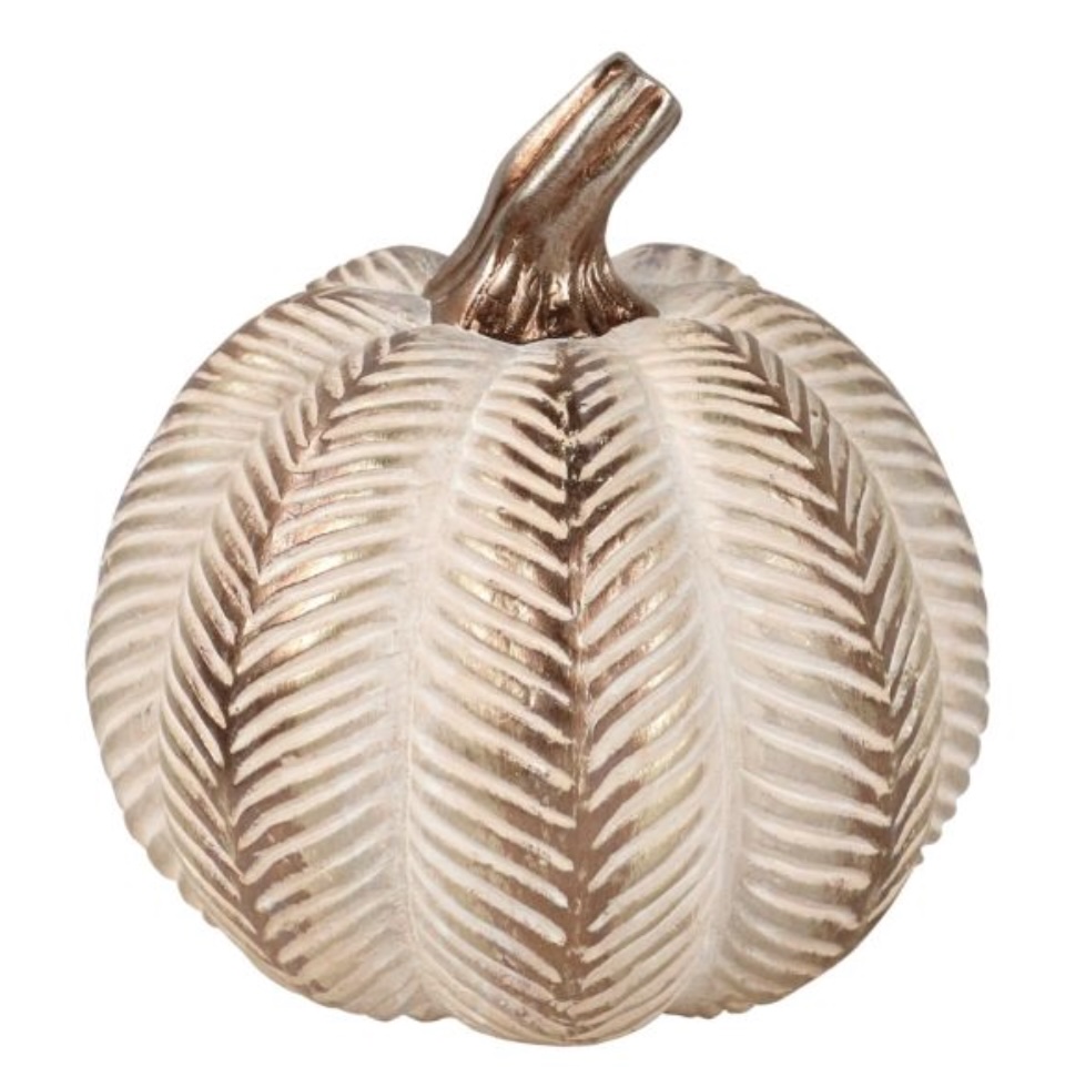 Chevron Pumpkin 6.5"