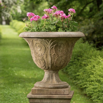 Palais Arabesque Cast Stone Urn