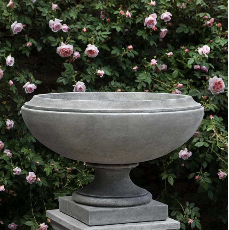 Large Jensen Cast Stone Urn