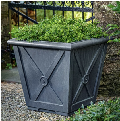 Extra Small Directoire Cast Stone Planter