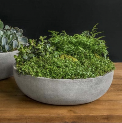 Medium Terrace Cast Stone Bowl 