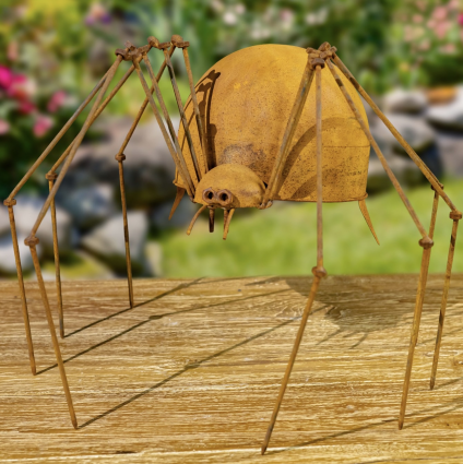 Weaver Large Metal Arachnid Garden Figurine 15'