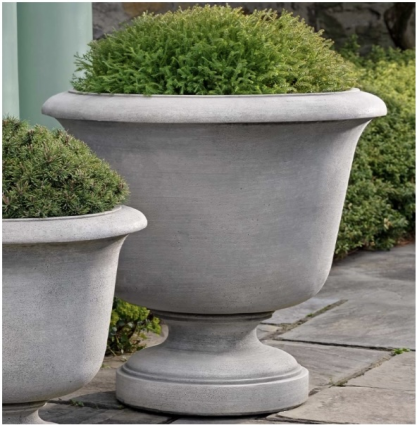 Large Sag Harbor Cast Stone Urn