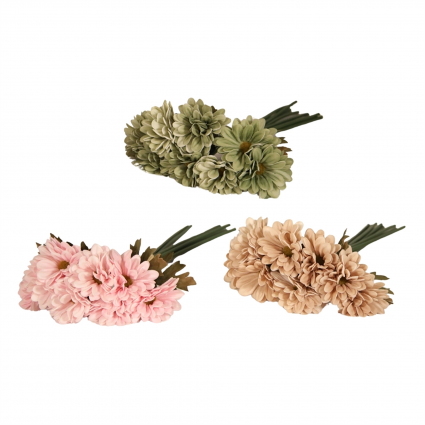 Green Blush and Pink Daisy Bundles 12.5" (Sold Separately)
