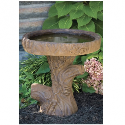 Tree Stump Bird Bath