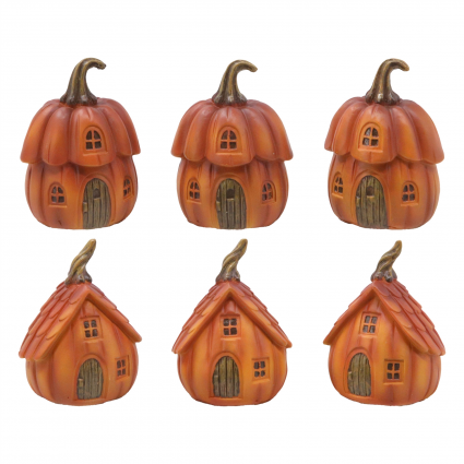 Little Pumpkin House Figurines 3" (Sold Separately)