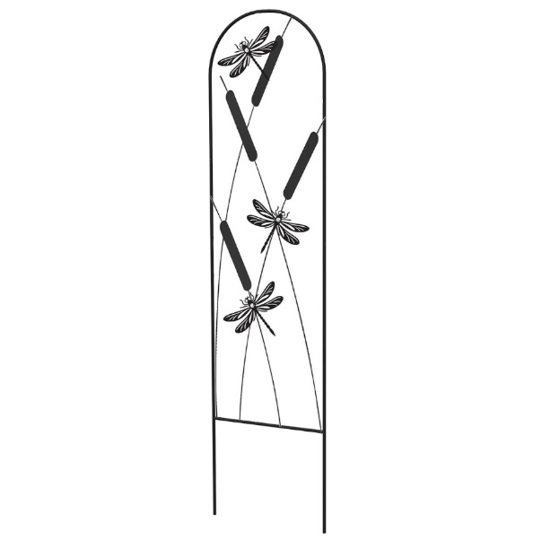 Dragonfly Metal Pot Trellis 40"