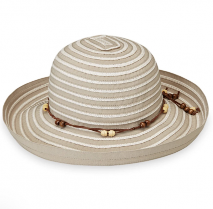Breton Packable UPF 50+ Sun Hat Taupe