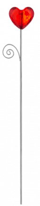 Small Heart Decorative Stake 8.75"
