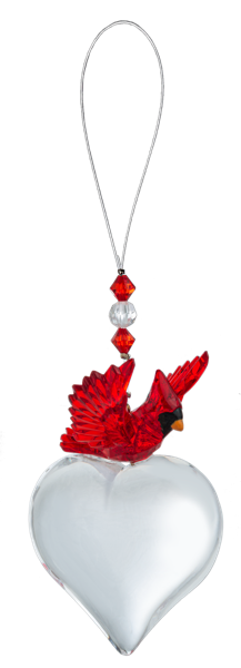 Always With You Cardinal Ornament 3.75"