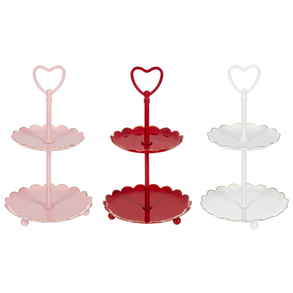 PEDESTAL, 9"H 2-TIER ASSORTMENT