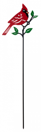 Cardinal Mini Garden Stake 24"