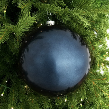 Midnight Blue Matte Ball Ornament 140mm