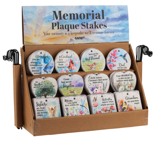 Memorial Plaque Plant Pick 10"  (Sold Separately) 