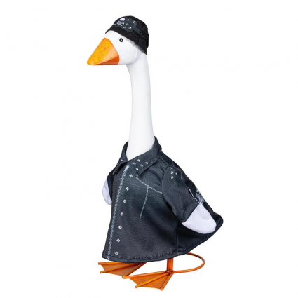 Porch Goose Biker Outfit