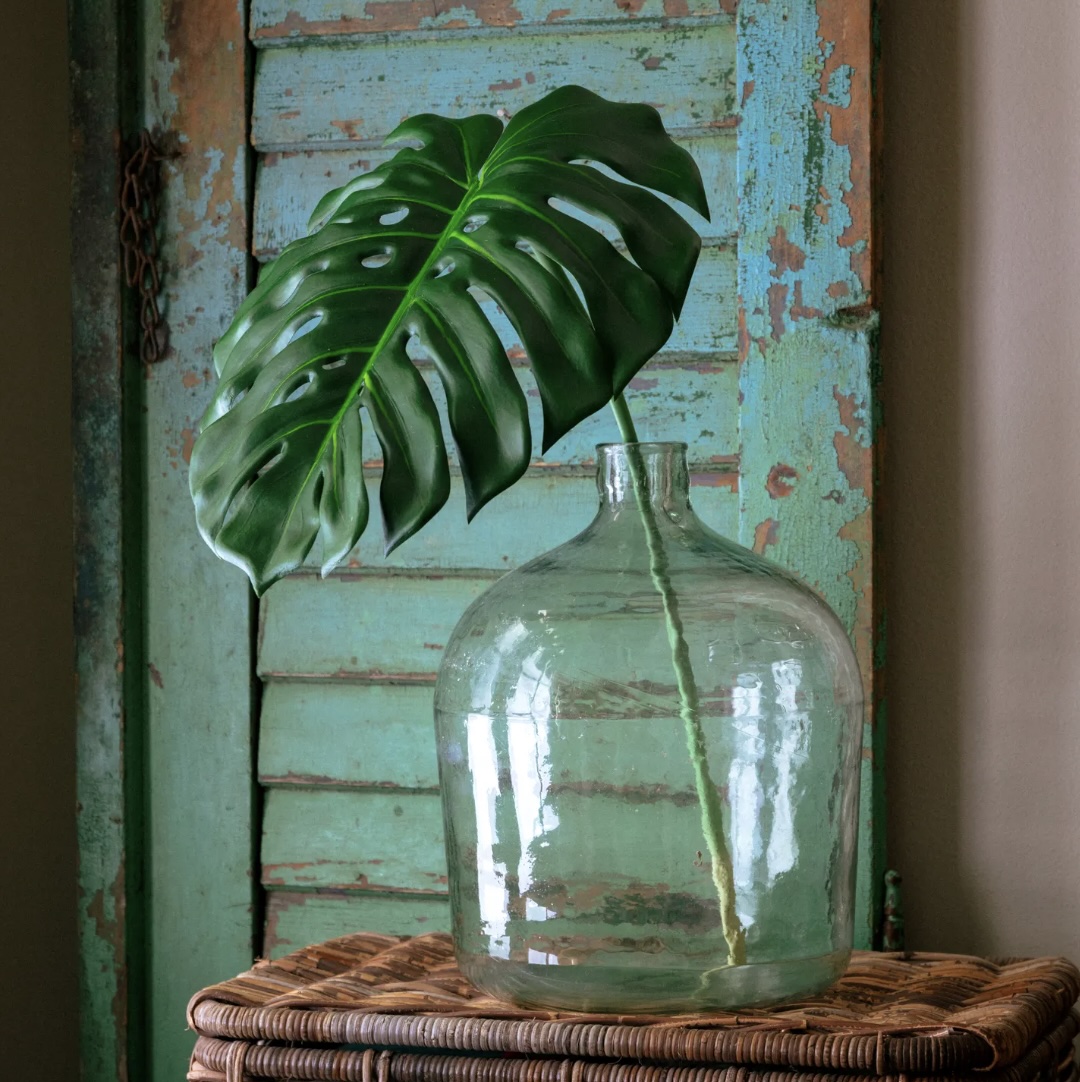 Natural Touch Green Monstera Leaf 41"