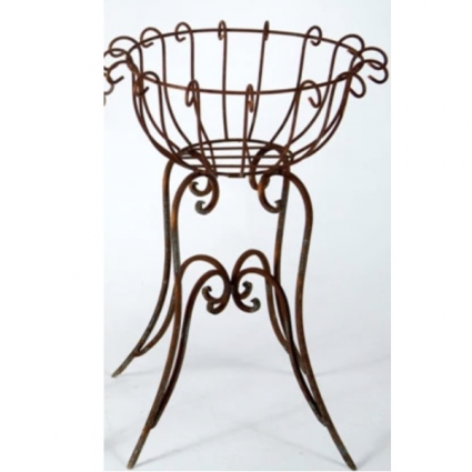 Large Green Solid Steel Plant Stand