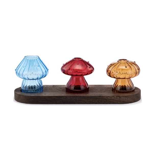 Mushroom Glass Propagation Stand 11.5"
