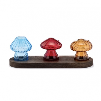 Mushroom Glass Propagation Stand 11.5"