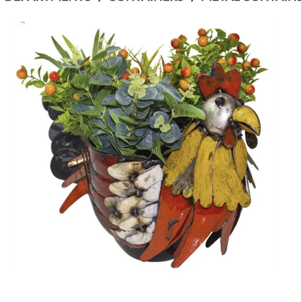 Hen Table Top Planter