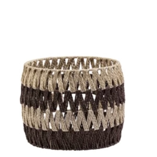 Open Weave Willow Pot Cover 12"