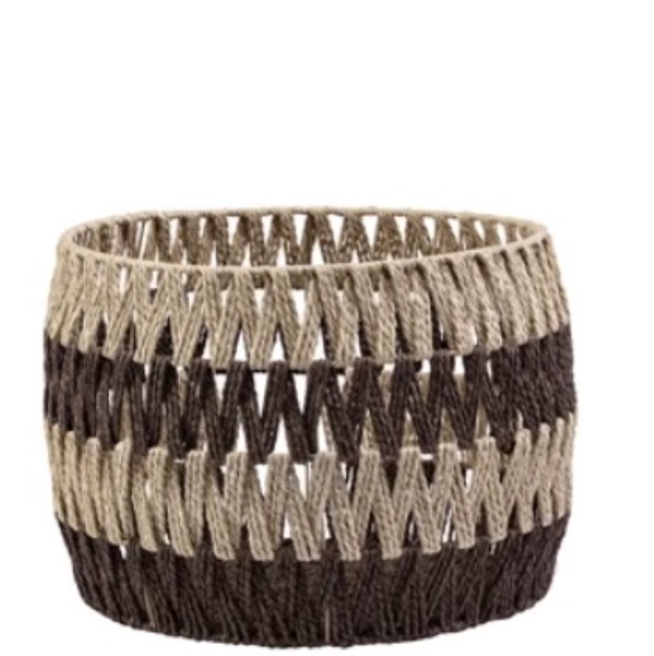 Open Weave Willow Pot Cover 14"