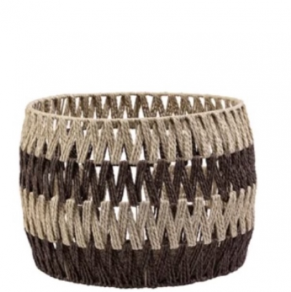 Open Weave Willow Pot Cover 14"