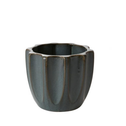 Beaumont Blue Ceramic Pot 5.5"