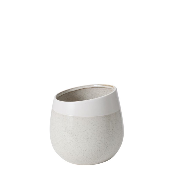 Choice Off-White Ceramic Pot 5.5"