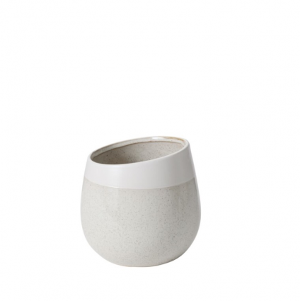 Choice Off-White Ceramic Pot 5.5"